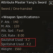 Soulshots Consumption